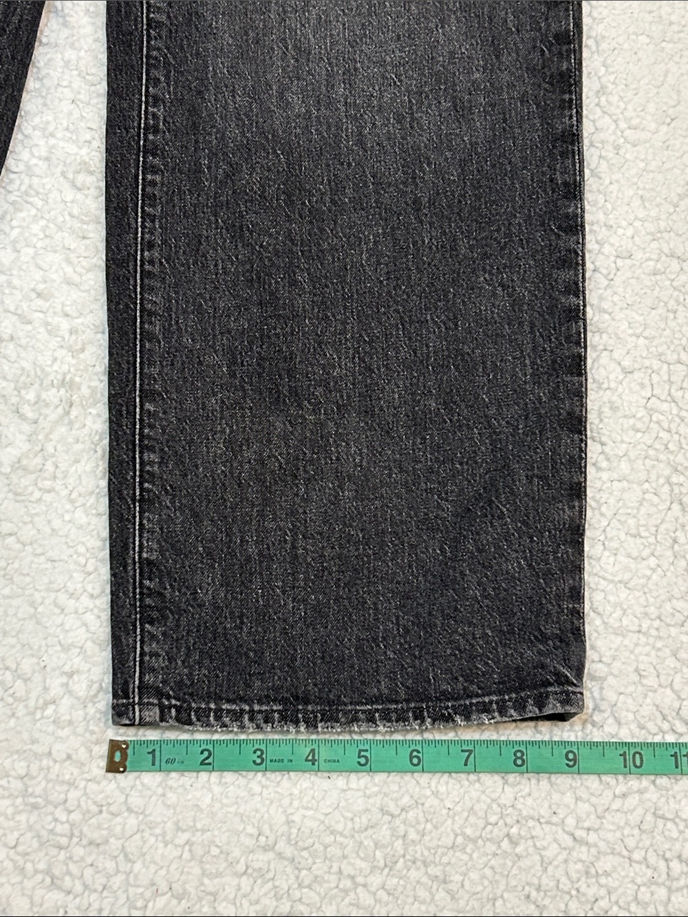 Madewell The Perfect Vintage Wide Leg Crop Jean size 27 Robles Wash Black - Picture 16 of 16